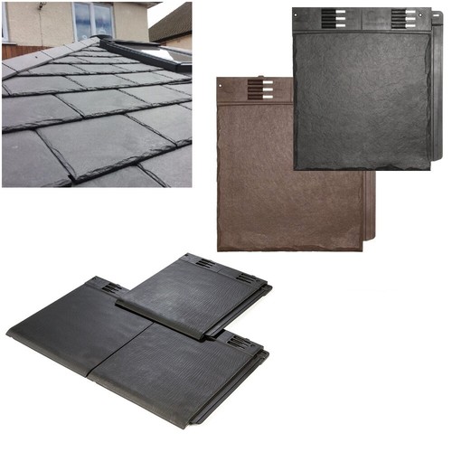 Envirotile plastic roof - plastic, tile