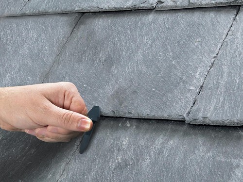 Slate roof repair - clips., pack