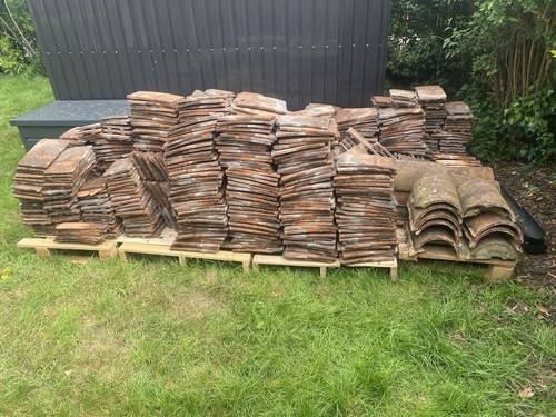 Handmade clay roof tiles - clay,